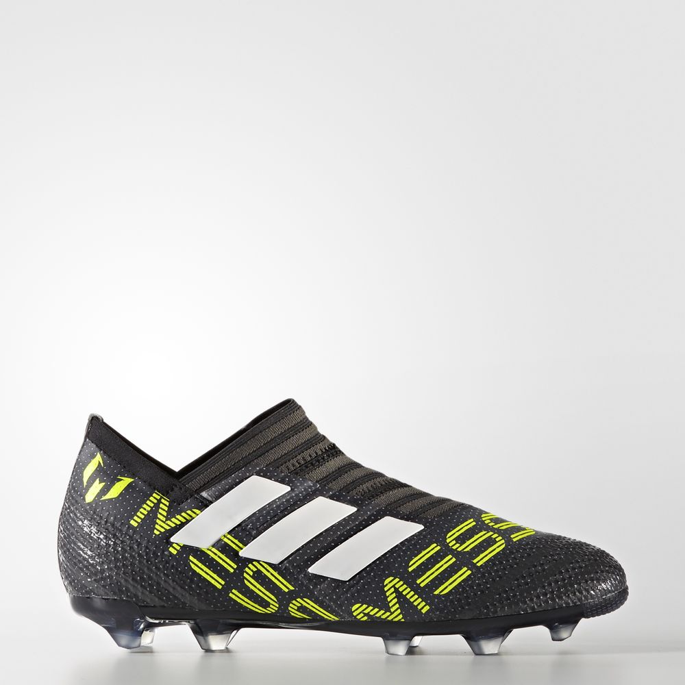 Adidas Nemeziz Messi 17+ 360 Agility Firm Ground - ποδοσφαιρικα παπουτσια για αγορια - Μαυρα/Ασπρα/Κ